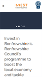 Mobile Screenshot of investinrenfrewshire.com